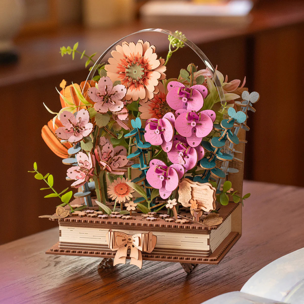 Wooden Flower Basket