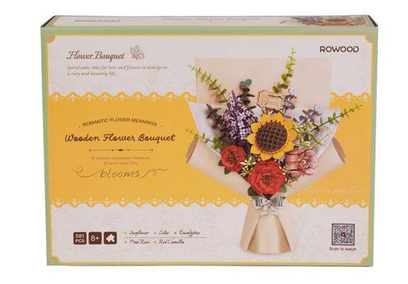 Wooden Flower Bouquet