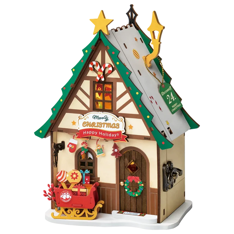 Twinkling Christmas House