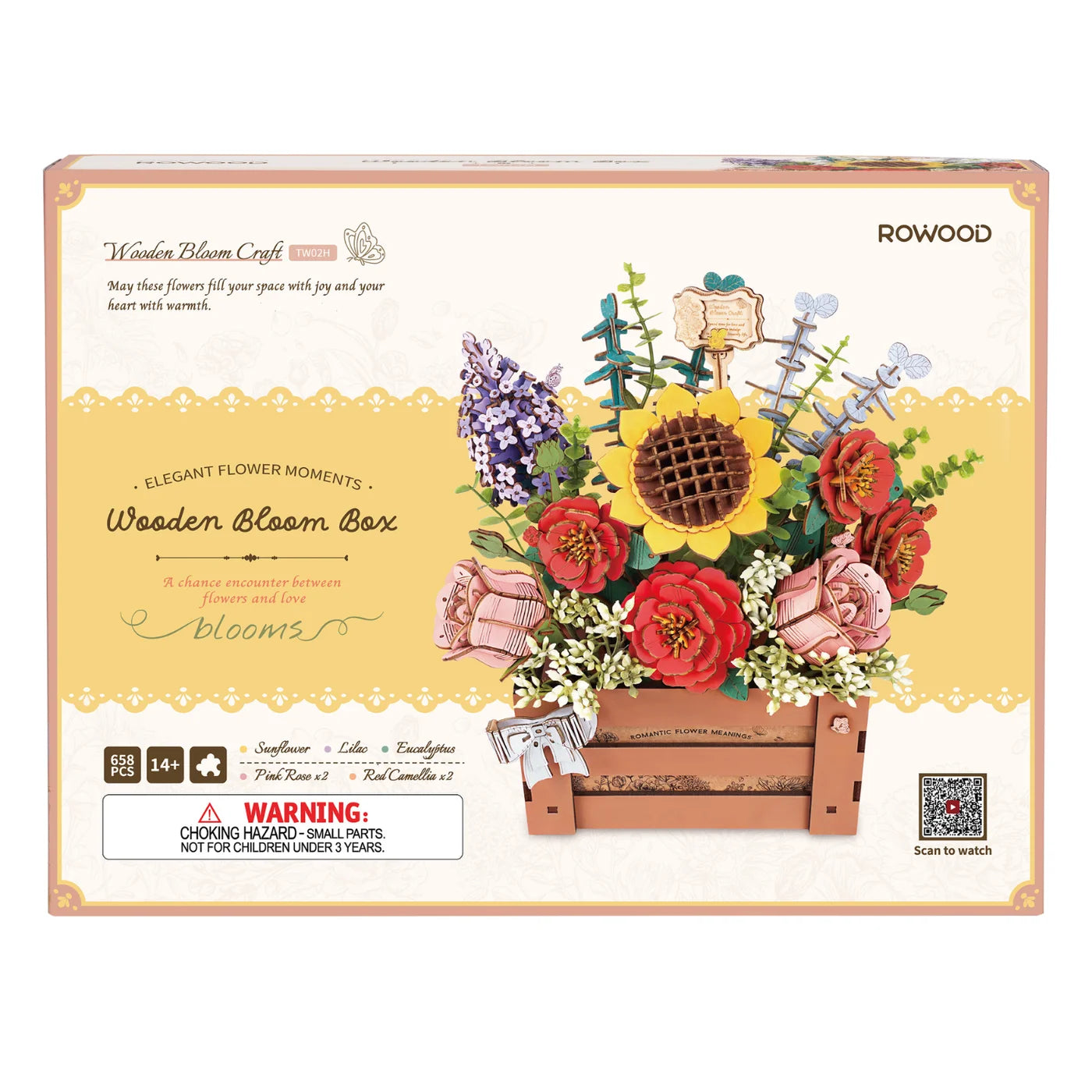 Wooden Bloom Box
