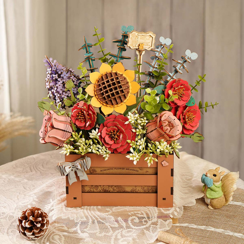 Wooden Bloom Box