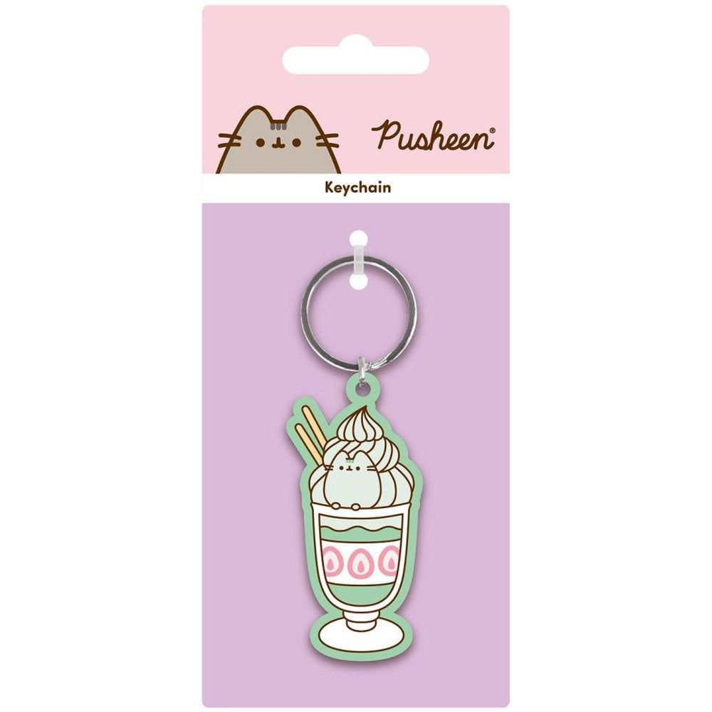 Pusheen Matcha PVC Keychain